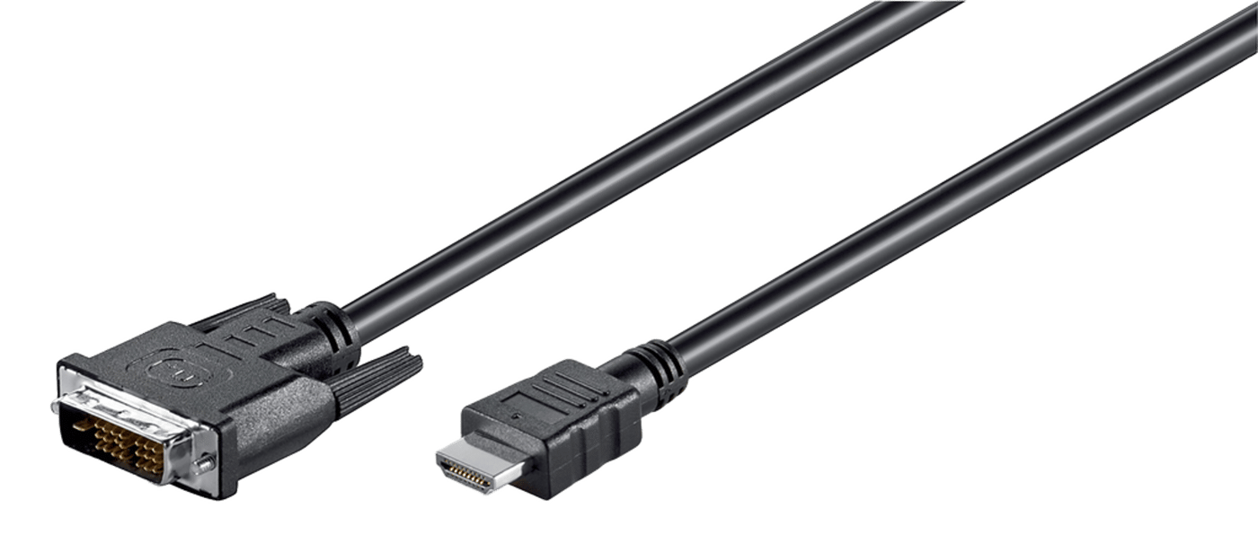 Adapterkabel DVI till HDMI 2 m