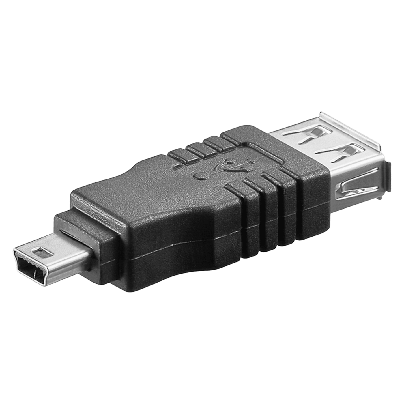 Luxorparts Adapter USB-hona till Mini-USB-hane