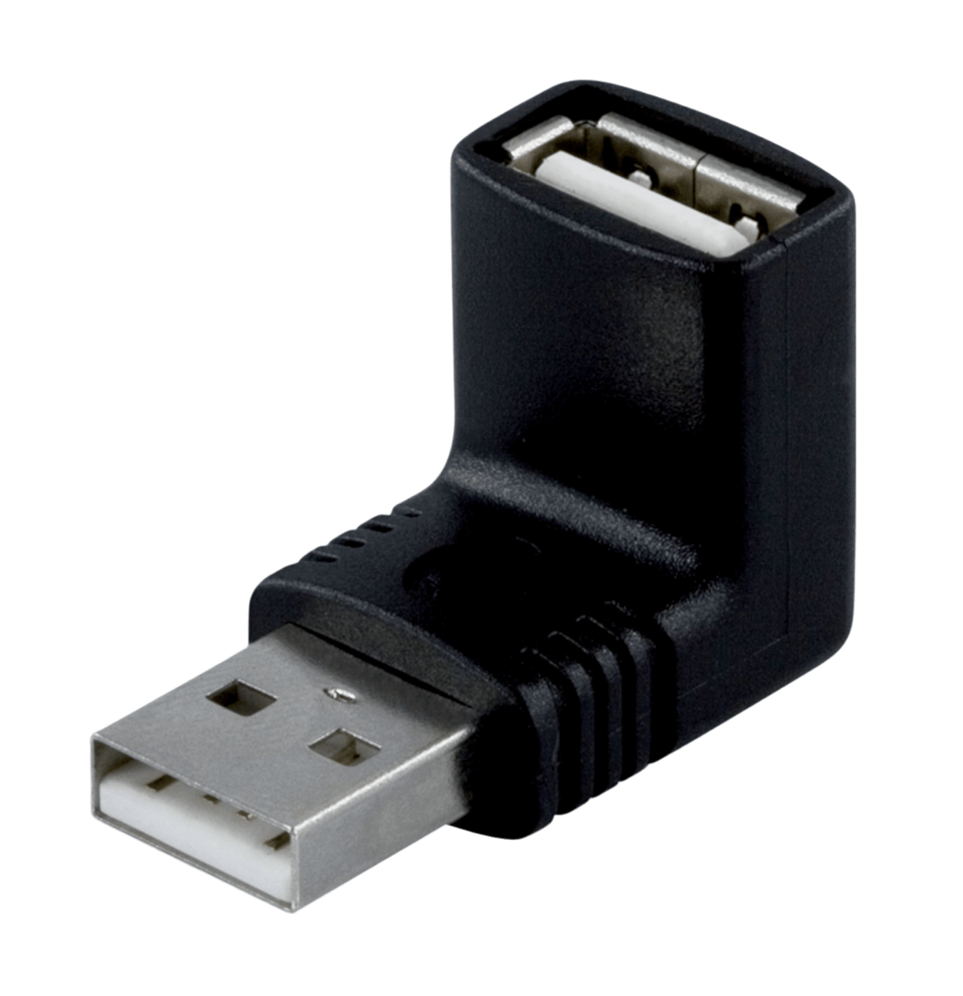 USB-adapter vinkel USB-A hane till USB-A hona