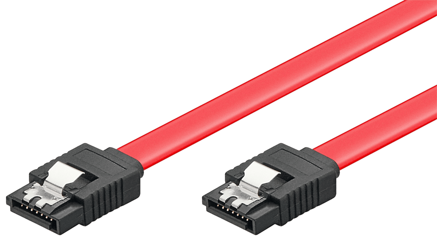 Sata 6 Gb/s-kabel med lås 0,5 m