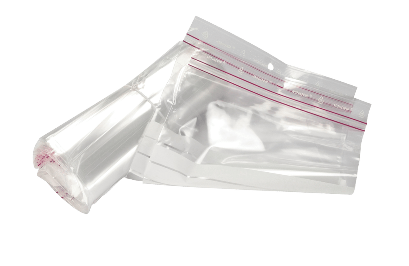 Zip-påse med skrivfält 150x200 mm, 100-pack