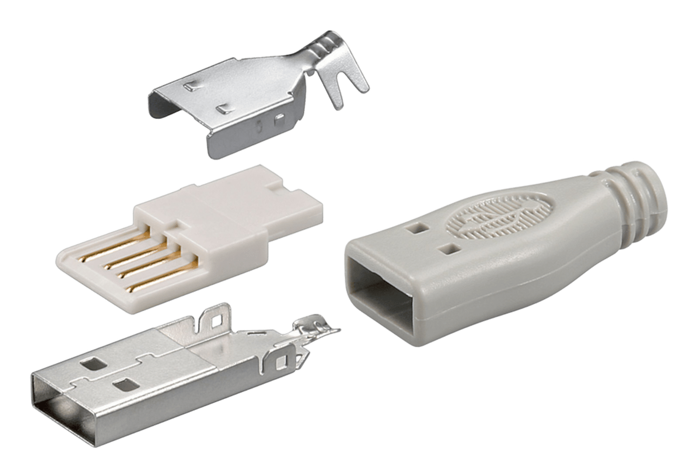USB-kontakt för lödning USB-A