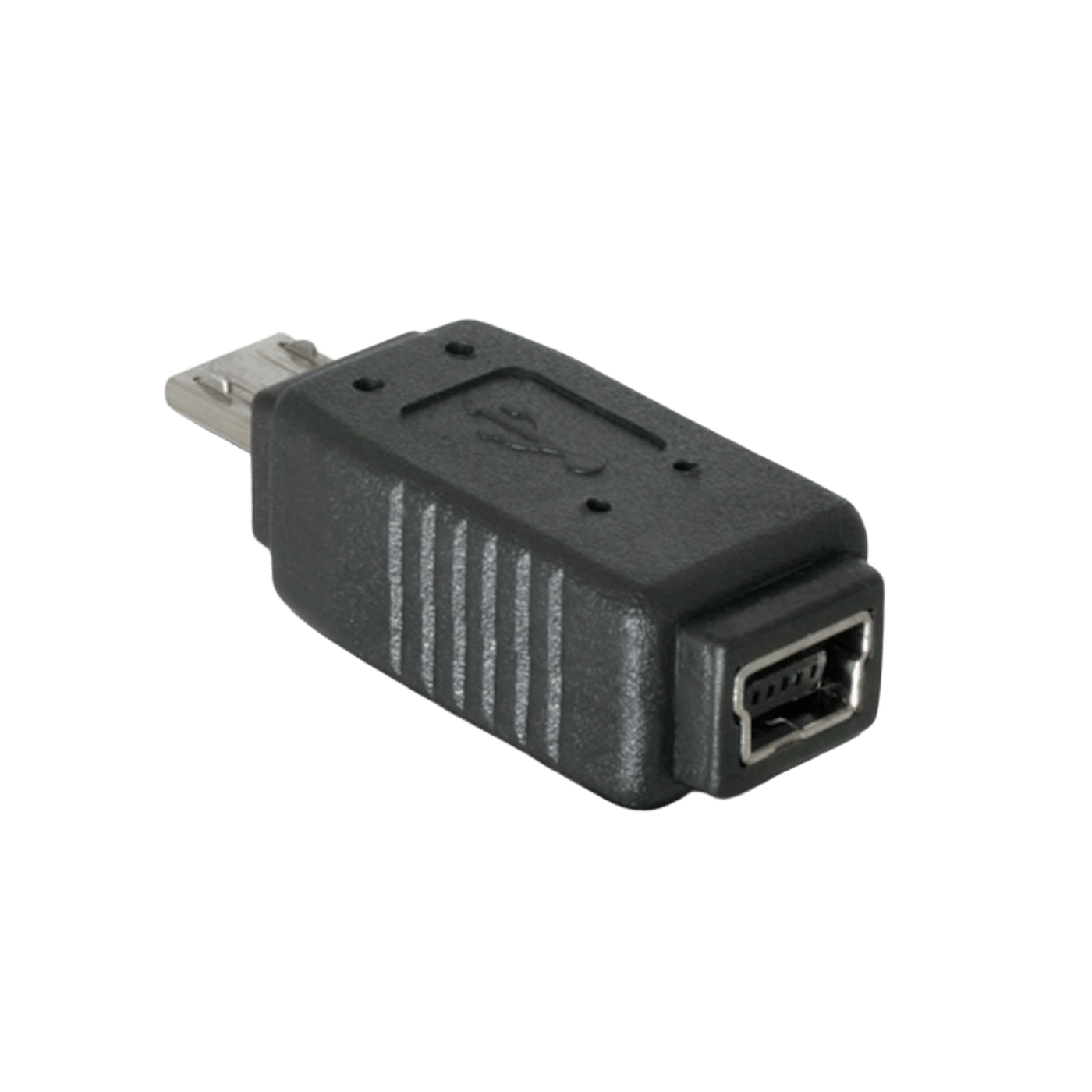 Adapter mini-USB-hunnkontakt til micro-USB-hannkontakt