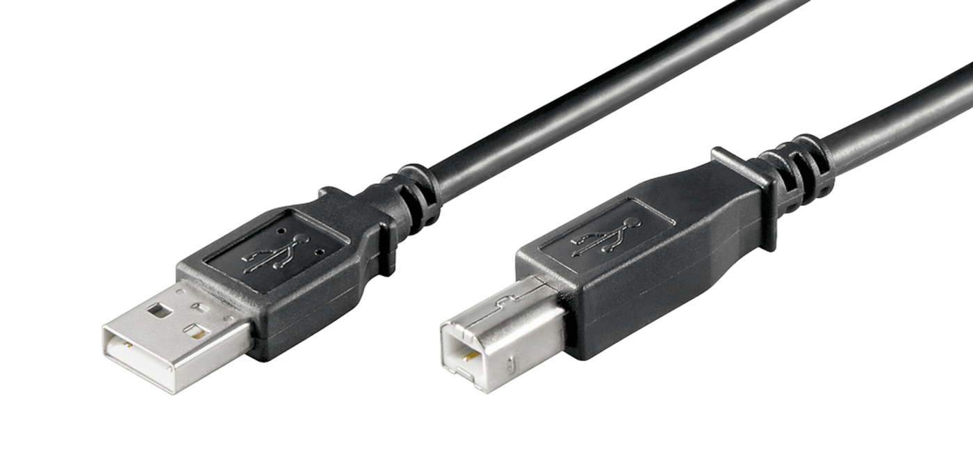 Luxorparts USB-B-kabel Svart 1,8 m
