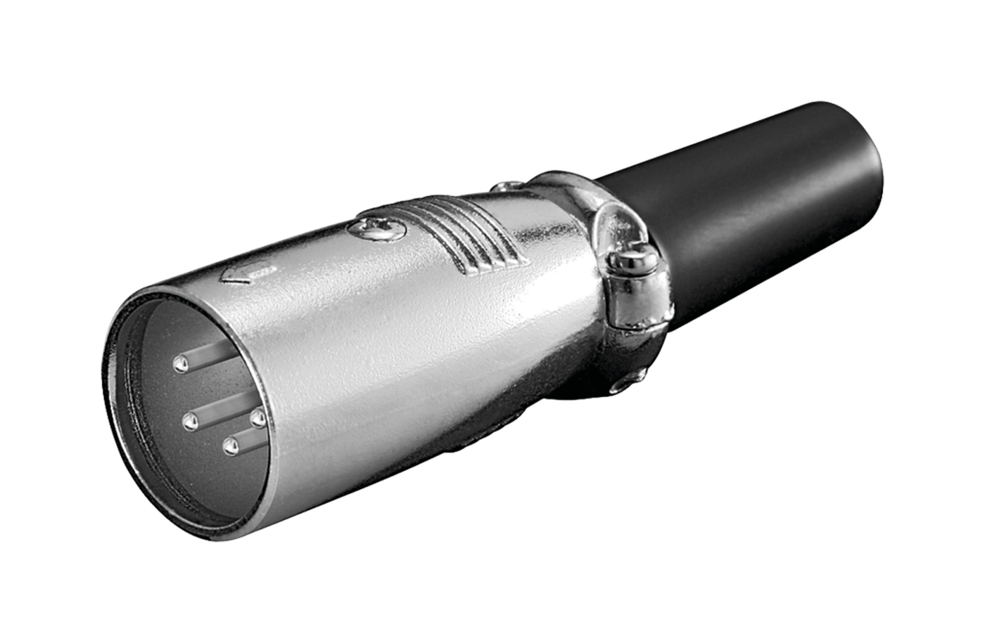 XLR-kontakt, 4-polet Hann