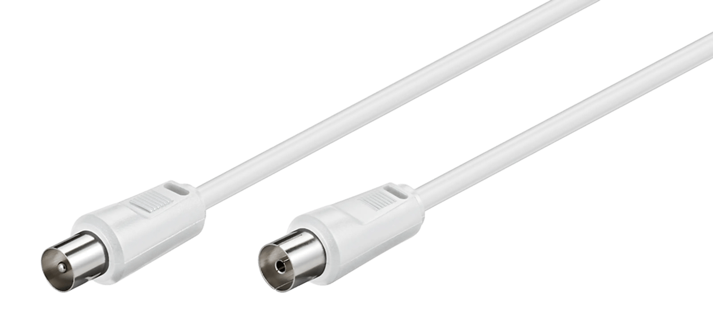 Luxorparts Antennkabel Vit 10 m
