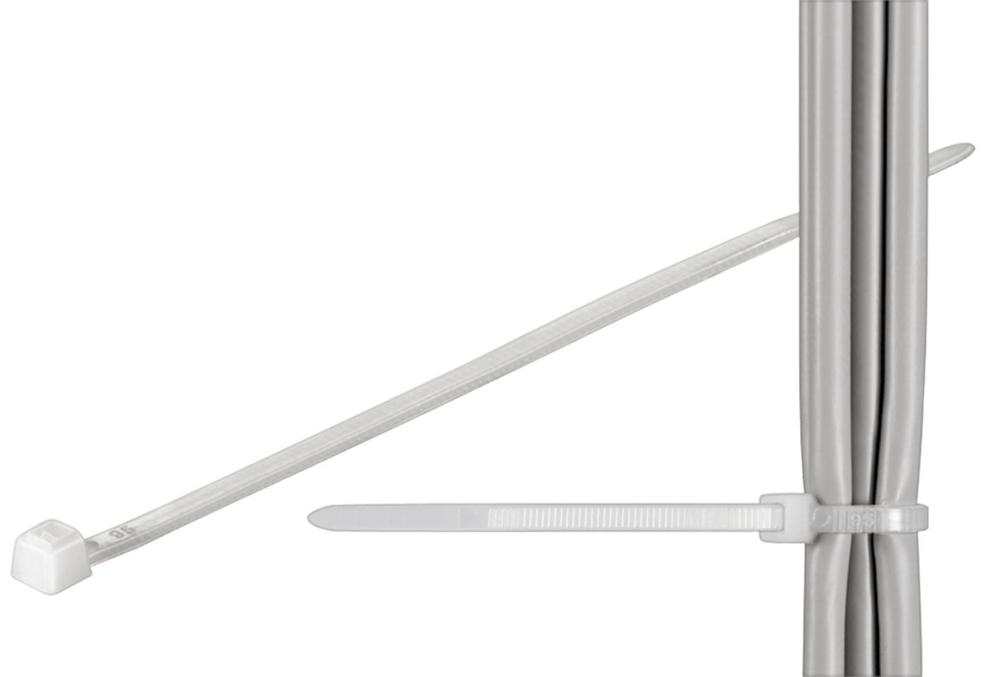 Luxorparts Buntband 300x4,8 mm 100-pack Transparent