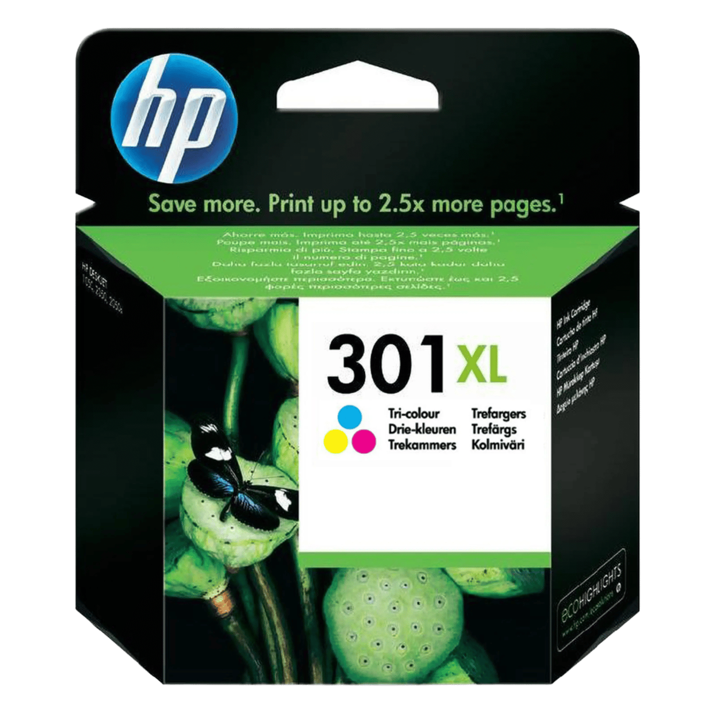 HP 301 - 3-farge XL