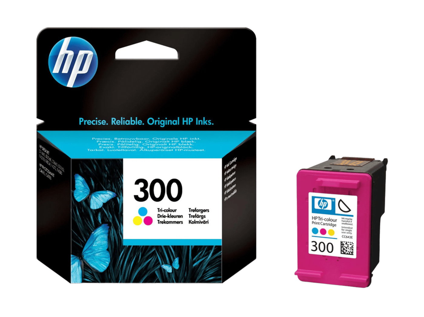 HP 300 Bläckpatron Flera färger