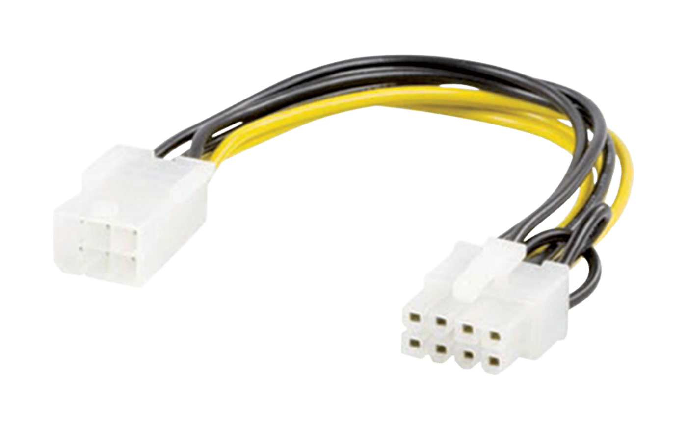 Luxorparts PCI Express-strömadapter 6-pin till 8-pin