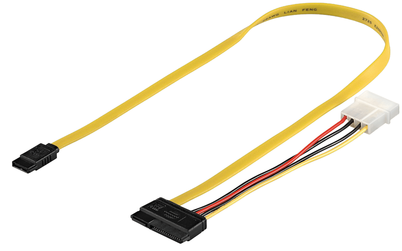 Adapterkabel Sata med ström och data