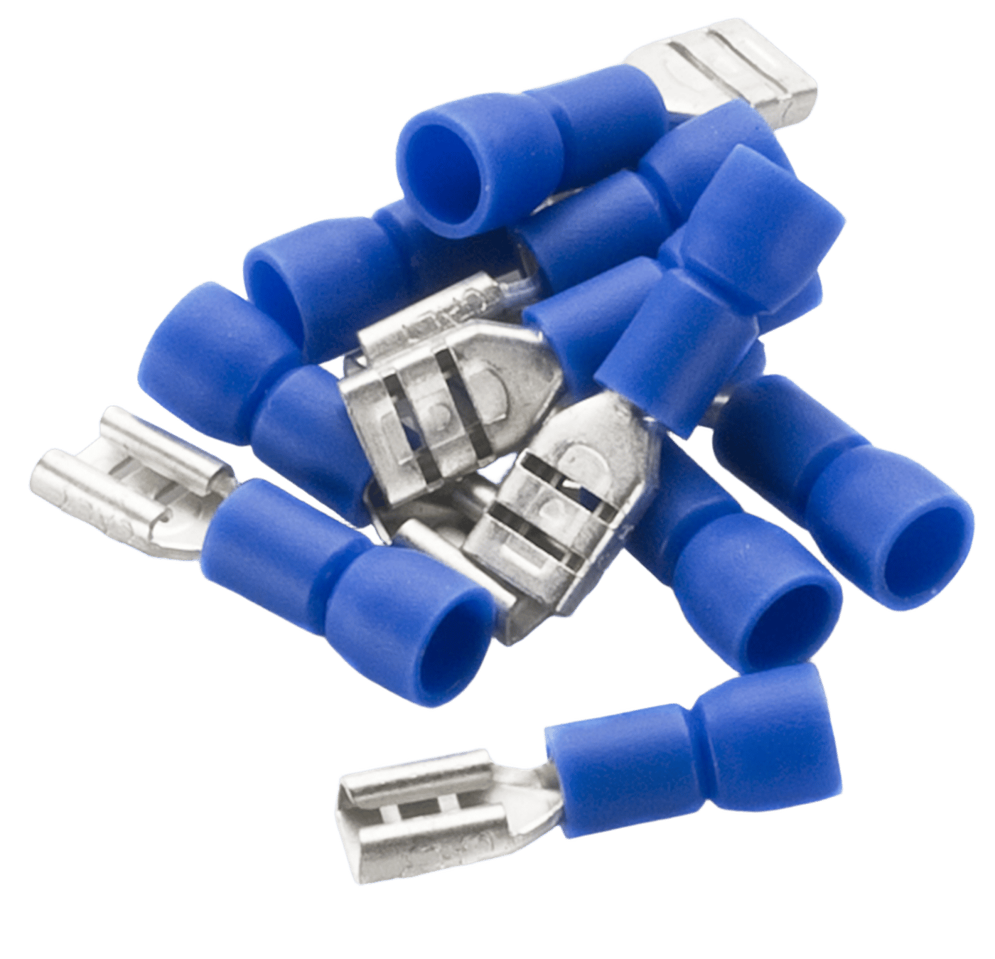 Blå flatstifthylsa 10-pack 4,8 mm