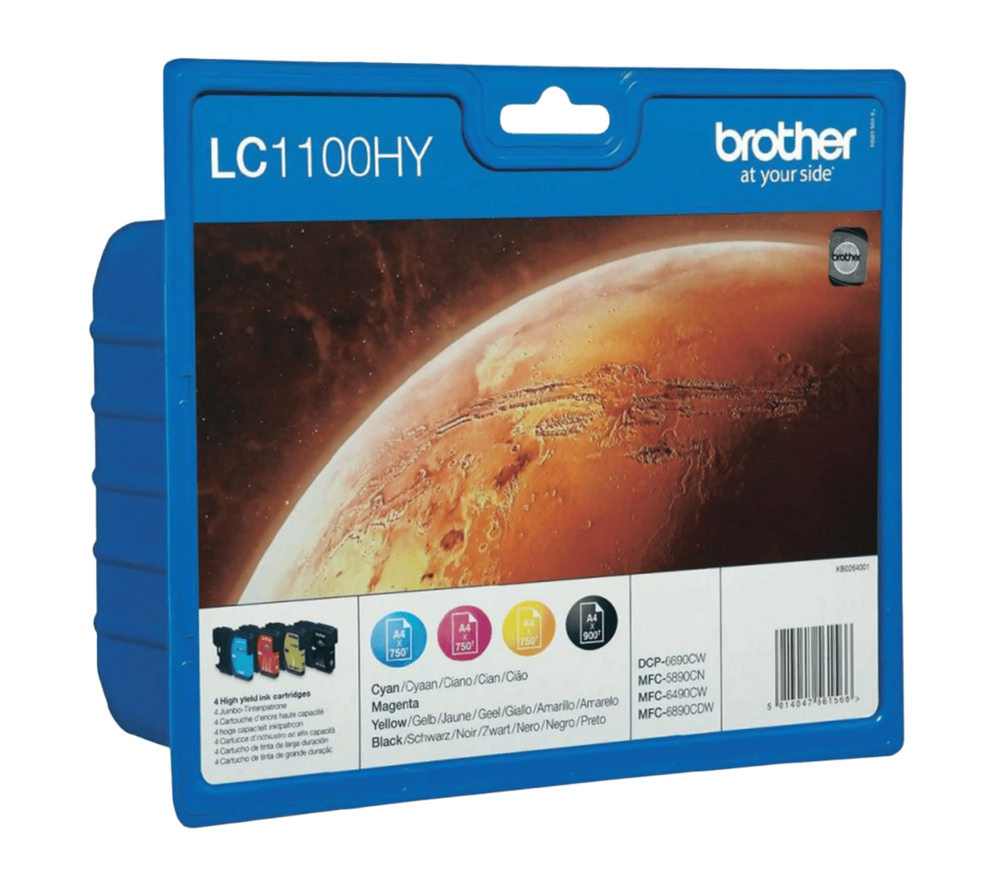 Brother LC1100HY Bläckpatron 4-pack
