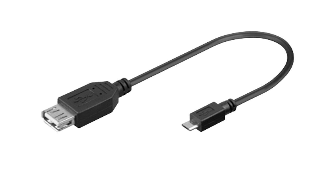 Adapterkabel USB-hona till Micro-USB-hane