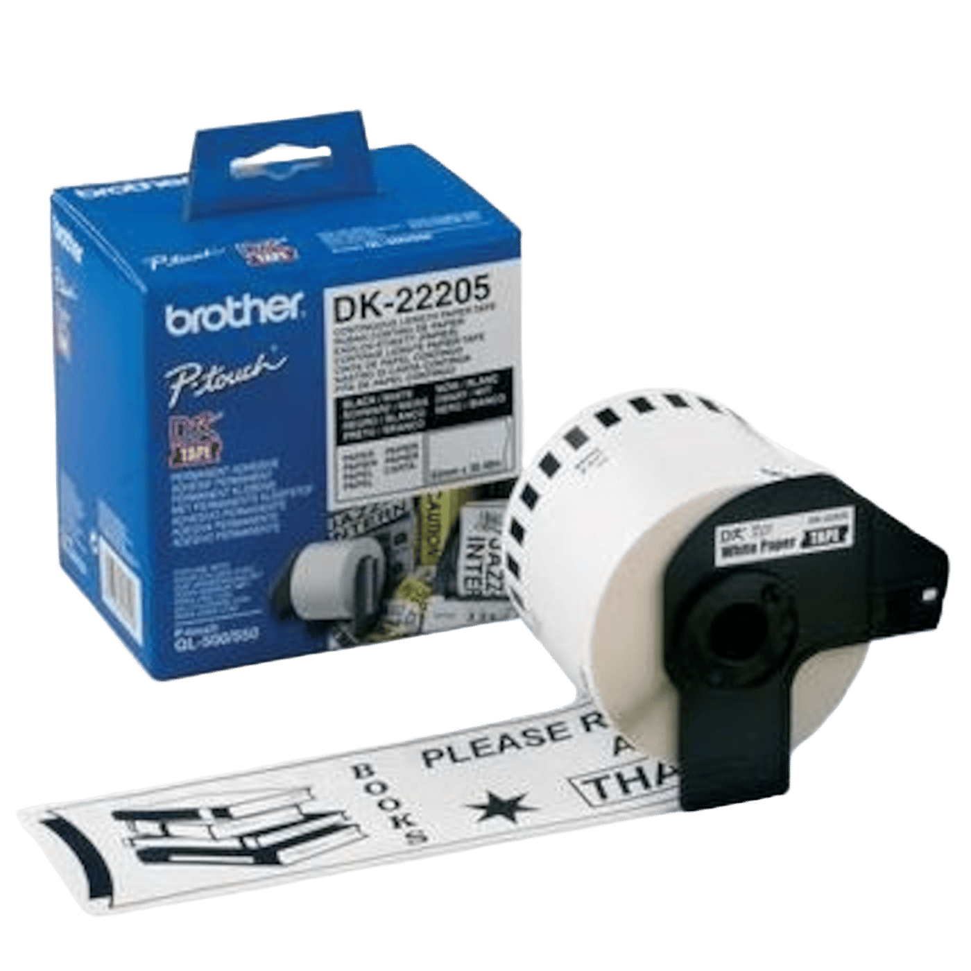 Brother DK-etikettpapper 62 mm DK22205
