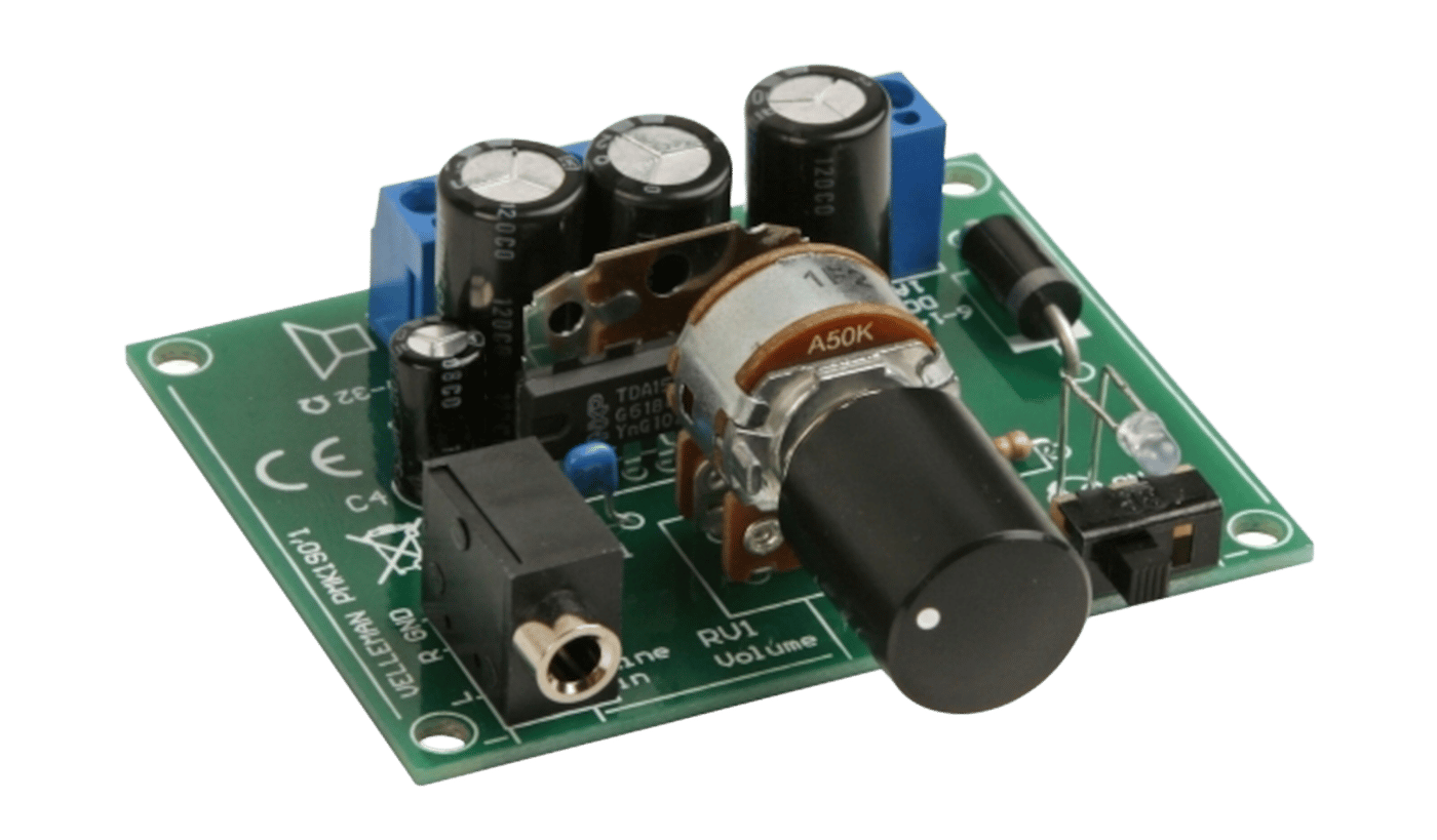 Velleman Stereoförstärkare 2x5 W Byggsats