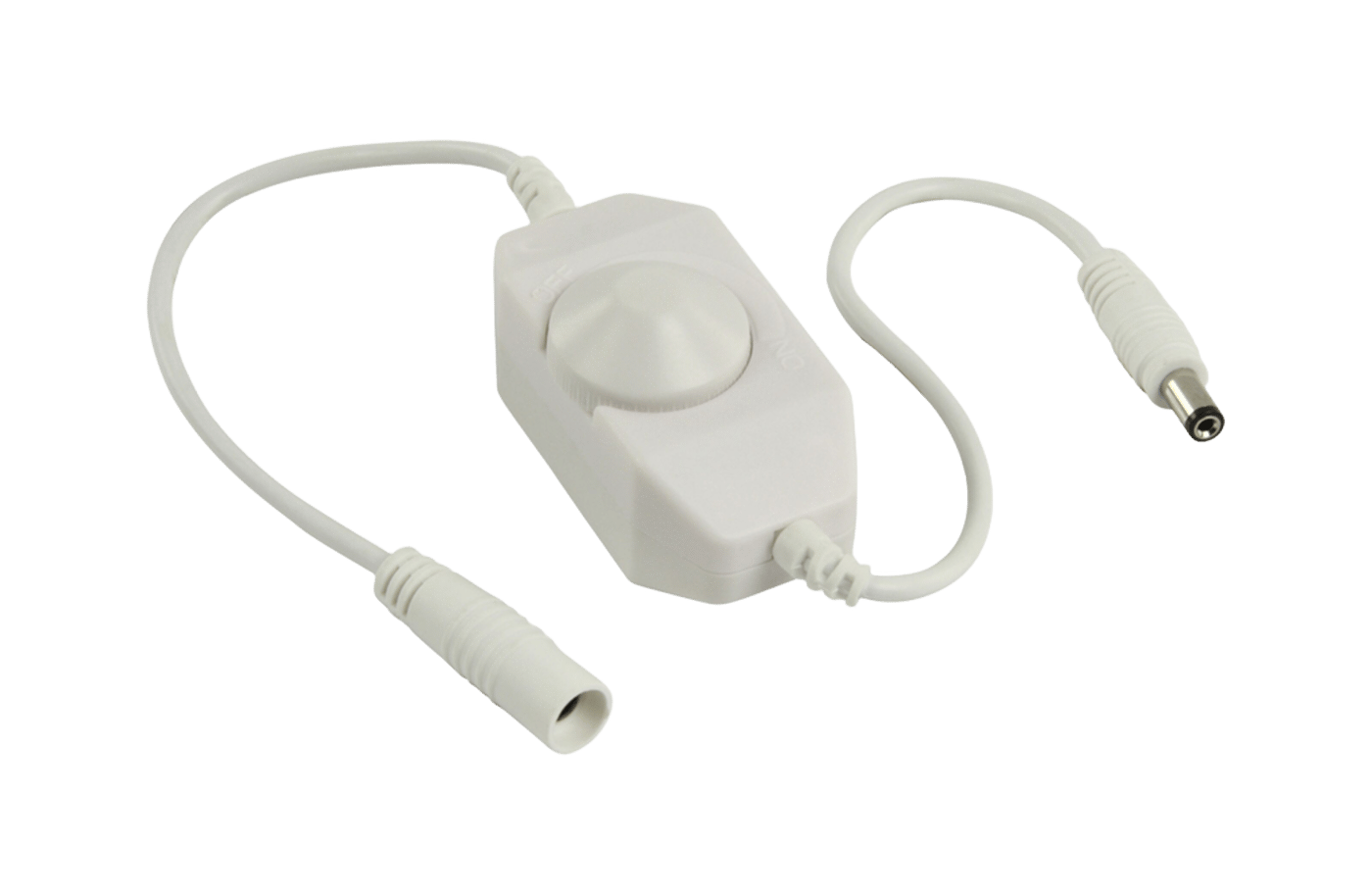Dimmer med DC-kontakt
