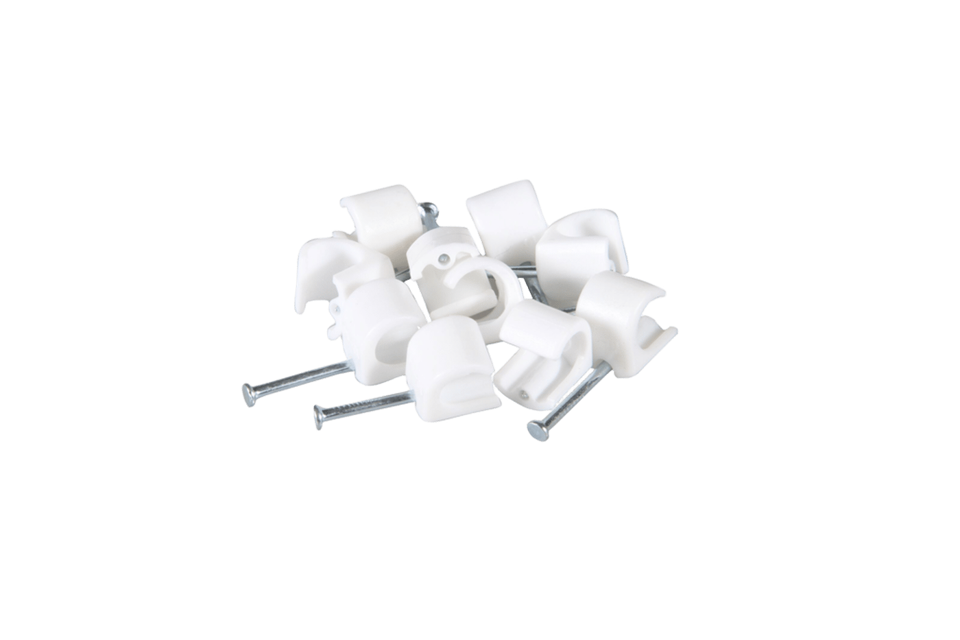 Kabelklammer för rund kabel 10-14 mm 10-pack