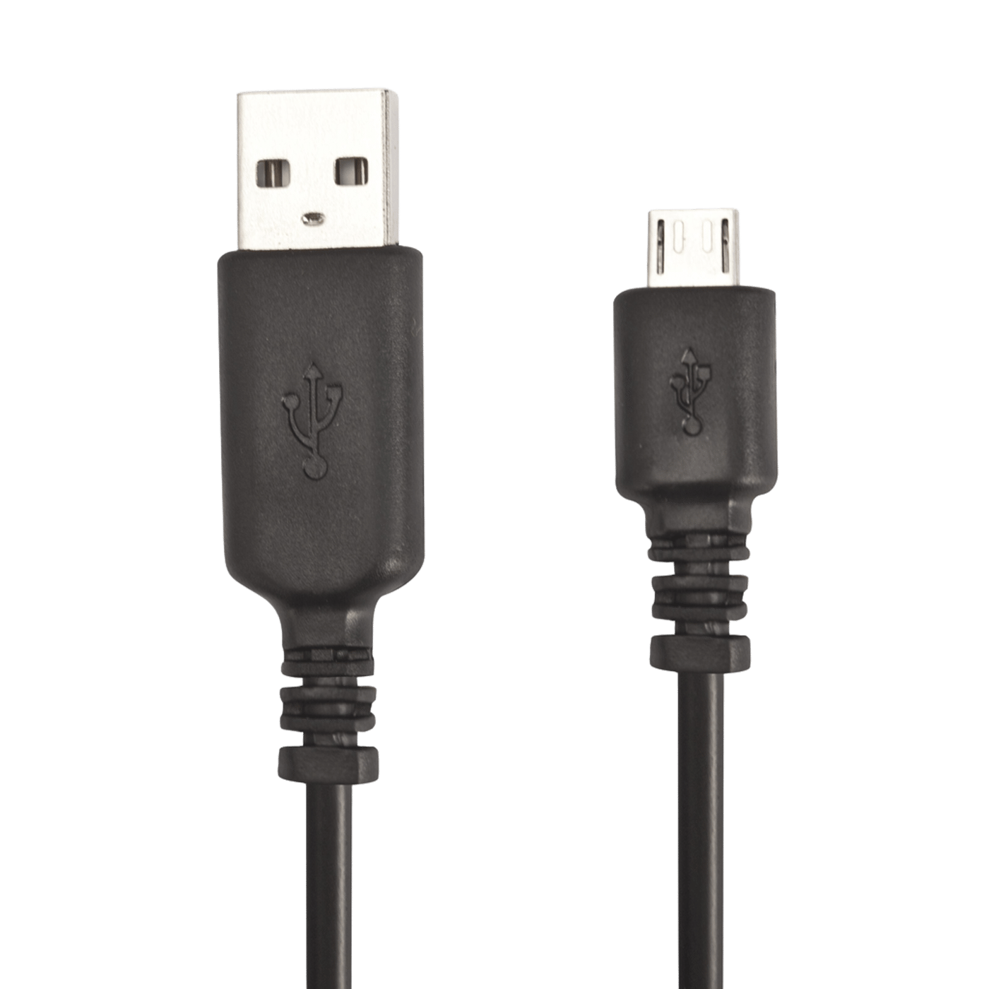 Linocell USB-A til Micro-USB-kabel Svart 0,10 m