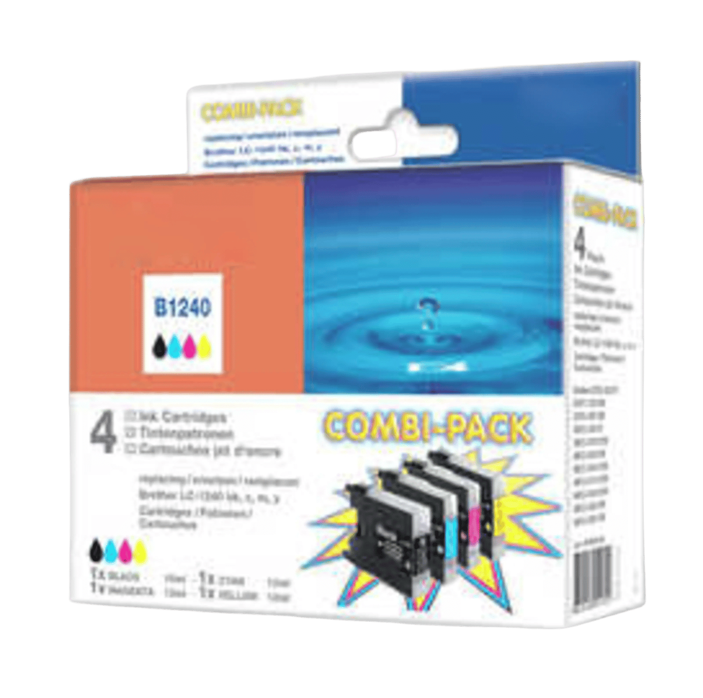 Peach LC1240 Bläckpatron 4-pack