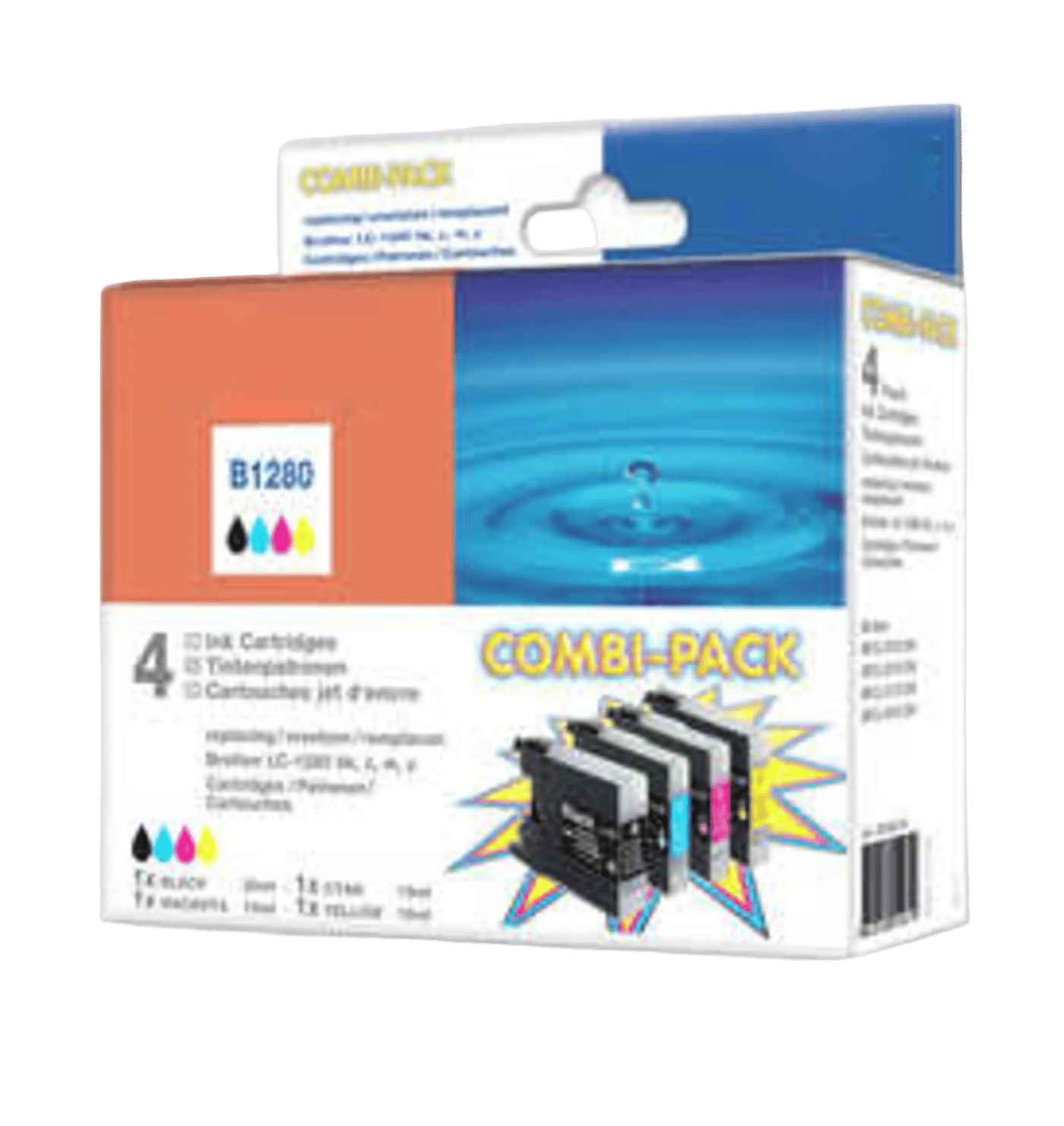 Peach LC1280XL Bläckpatron 4-pack