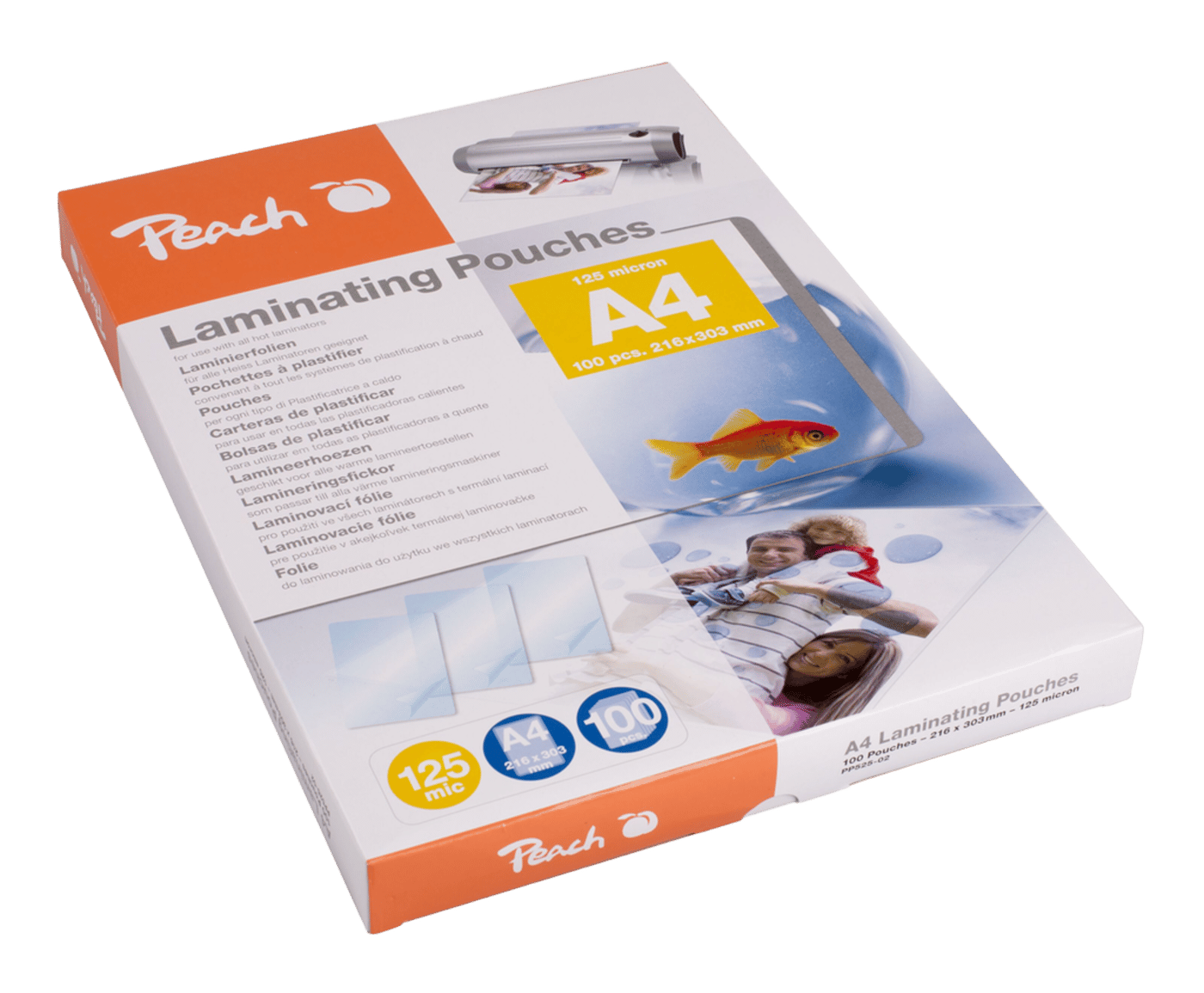 Peach Lamineringsfickor A4 100 st