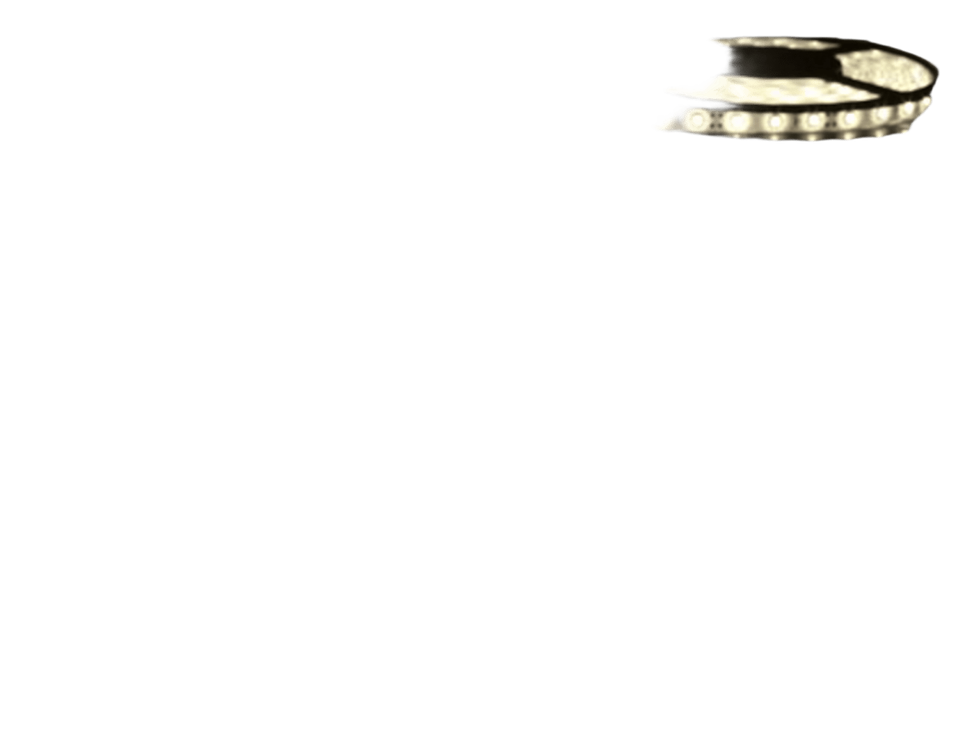 LED-list 300 LED 5 m Varmvit