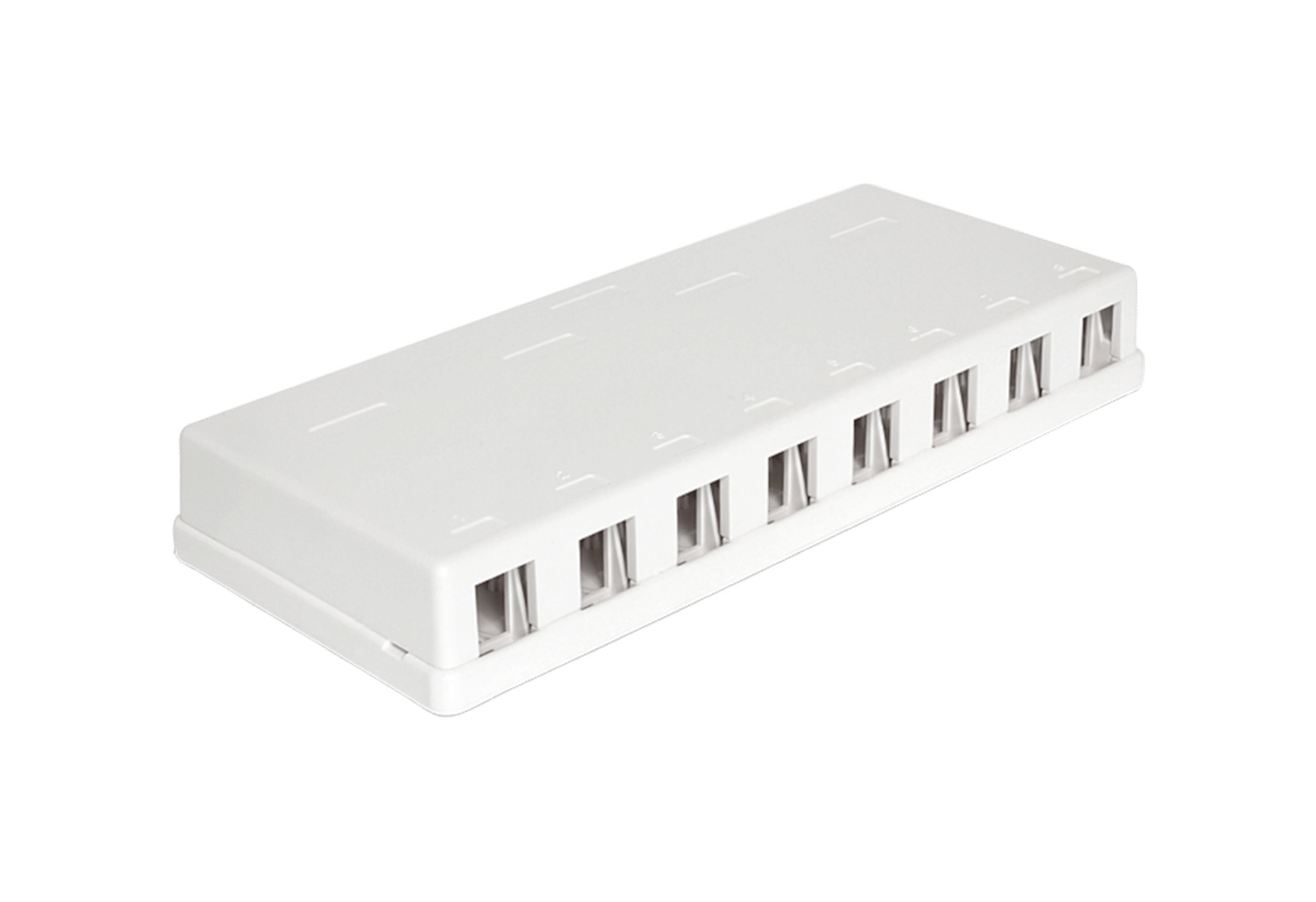 Keystone-uttagsbox 8 portar