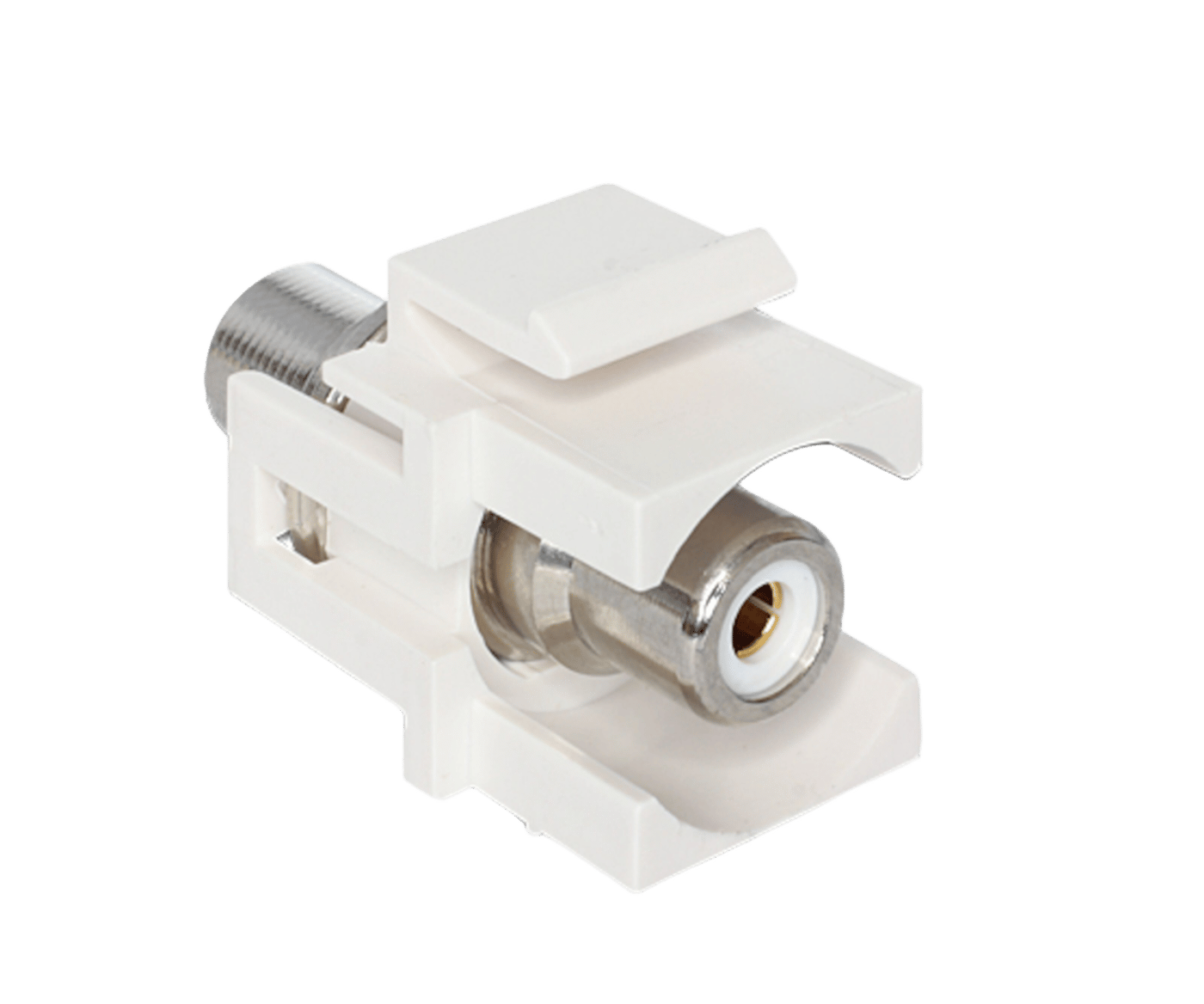 Keystone RCA-modul, rød Hvid