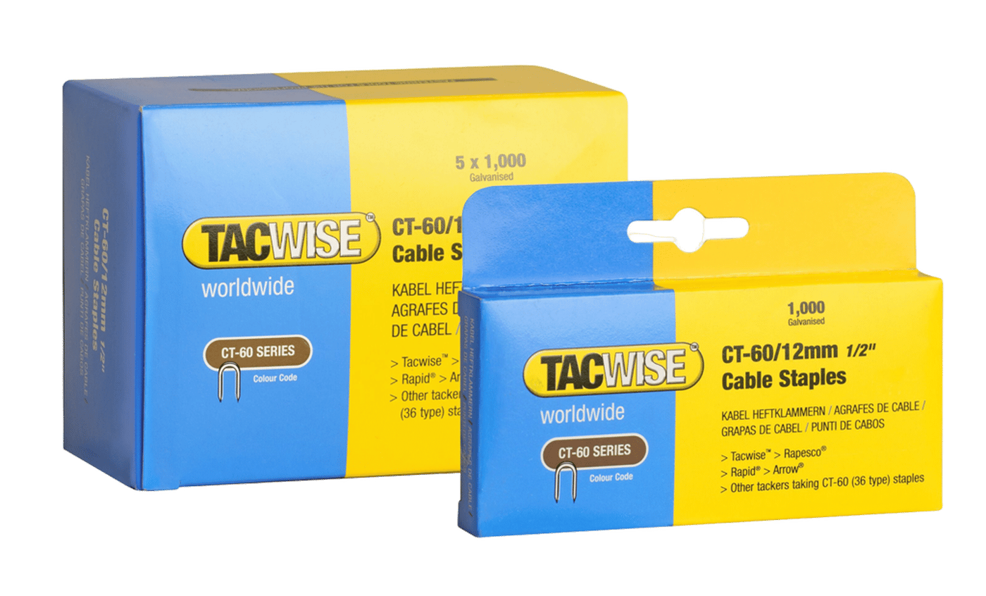 Tacwise CT-60 Kabelklammer 12 mm 5000-pack