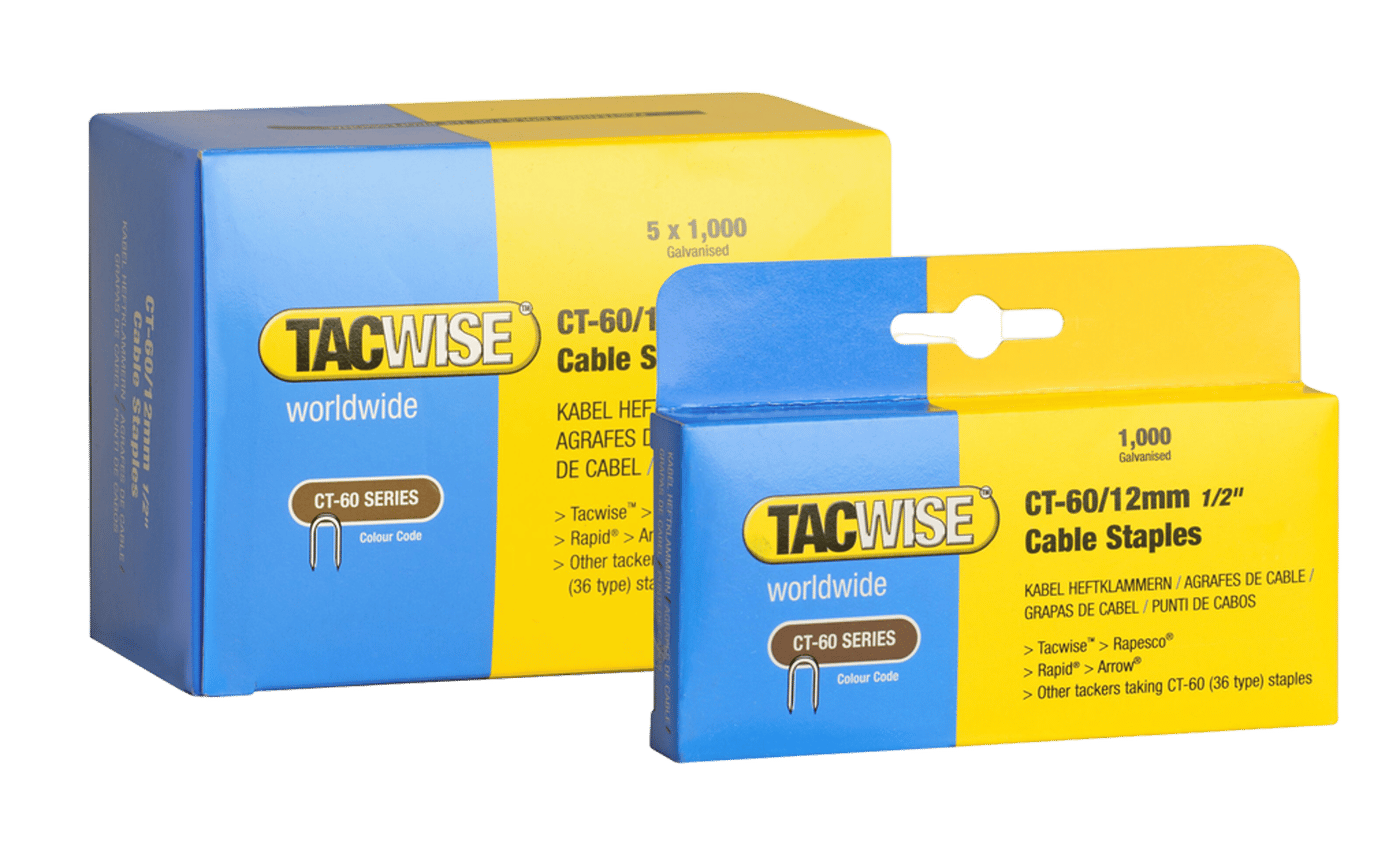 Tacwise CT-60 Kabelklammer 12 mm 5000-pack