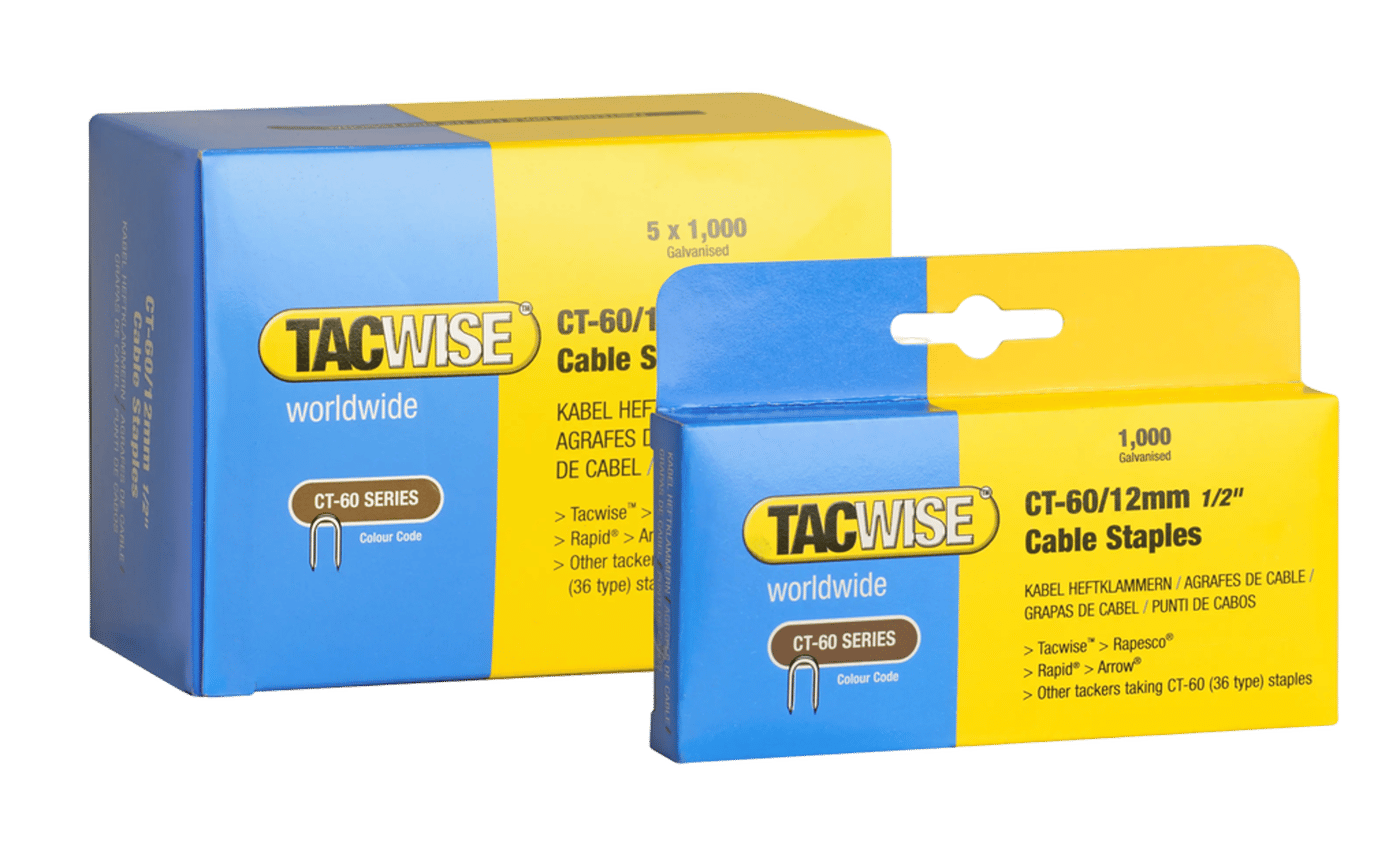 Tacwise CT-60 Kabelklammer 12 mm 5000-pack