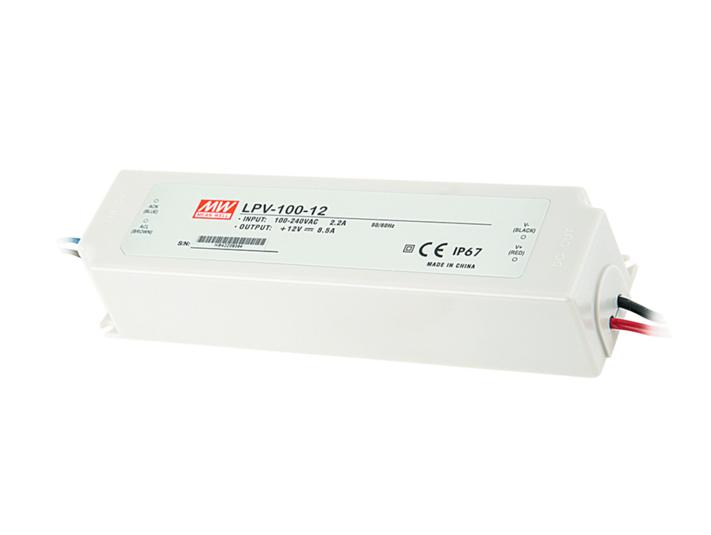 Mean Well LED-transformator 100 W