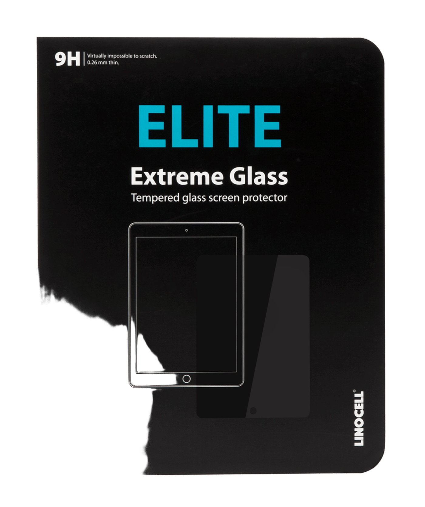 Linocell Elite Extreme Skjermbeskytter for iPad (5.-6. gen), Air, Air 2, Pro (9,7 tommer)