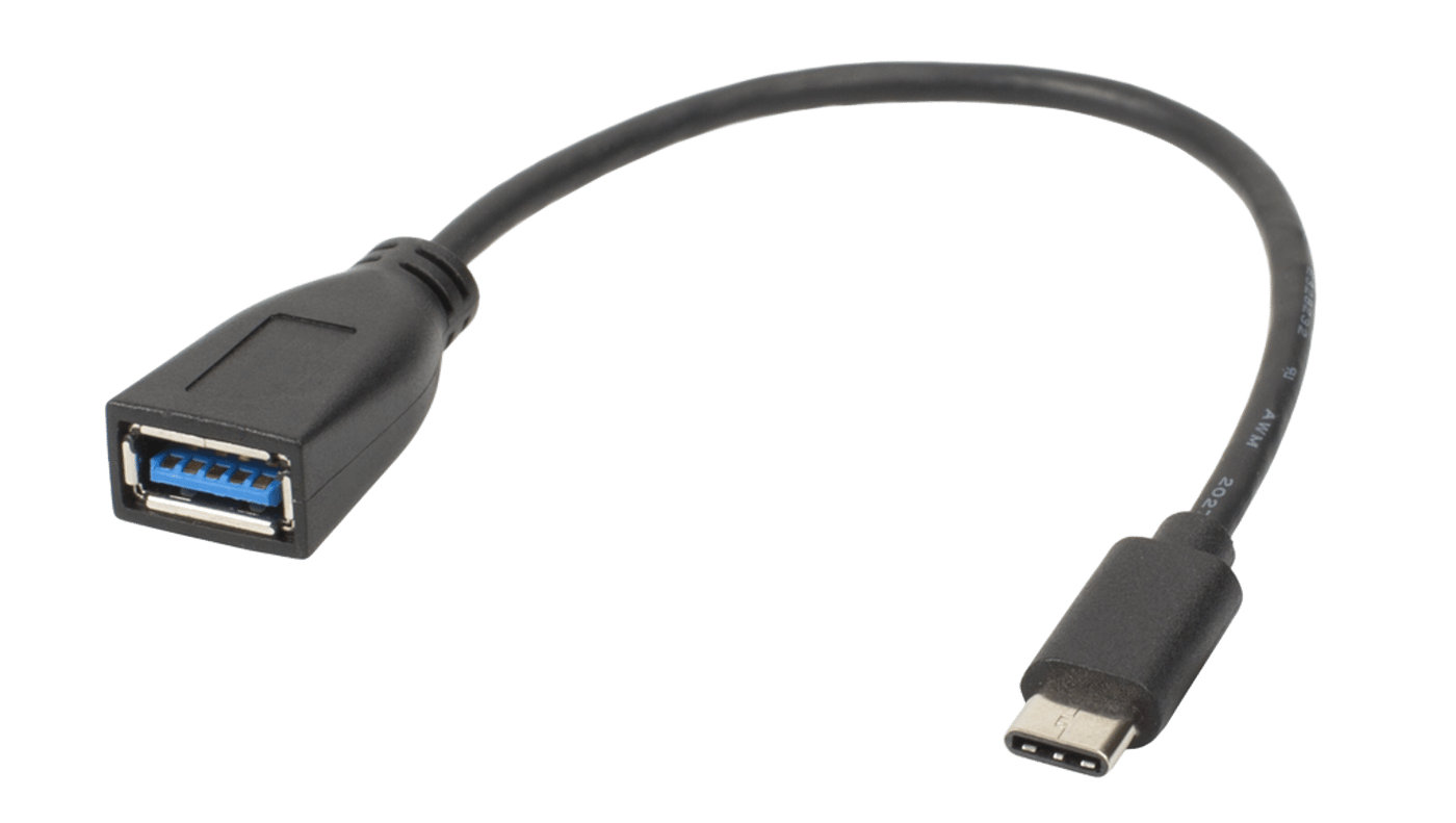 Luxorparts OTG-adapter USB-C till USB-A 0,2 m