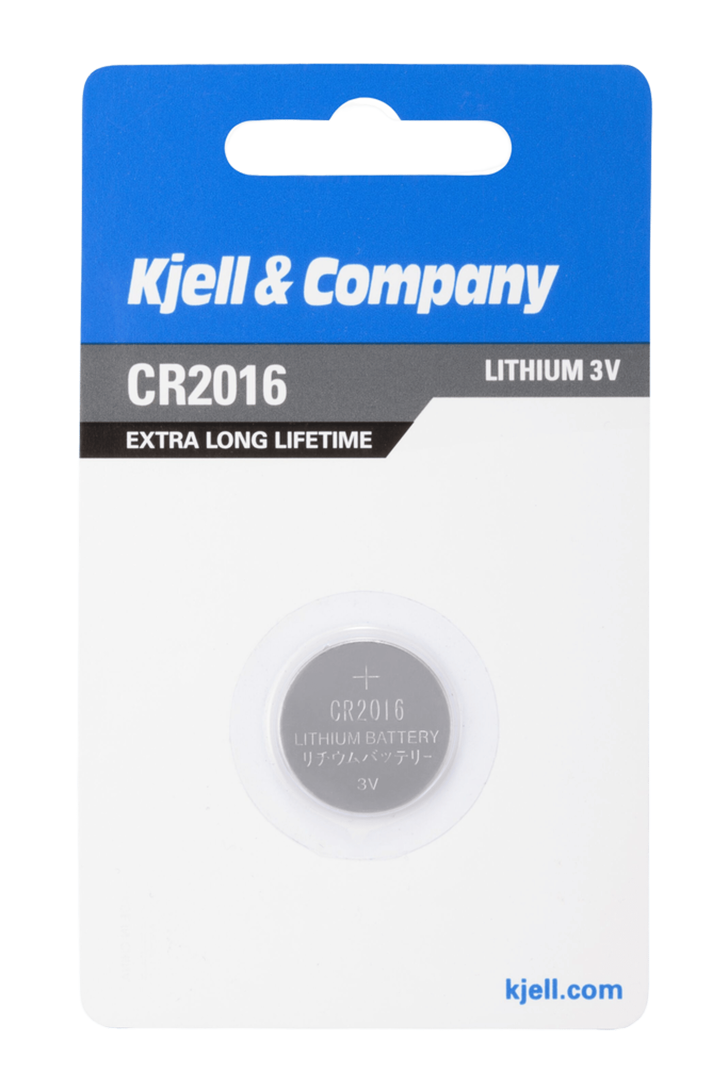 Kjell & Company Litiumbatteri CR2016 1-pack