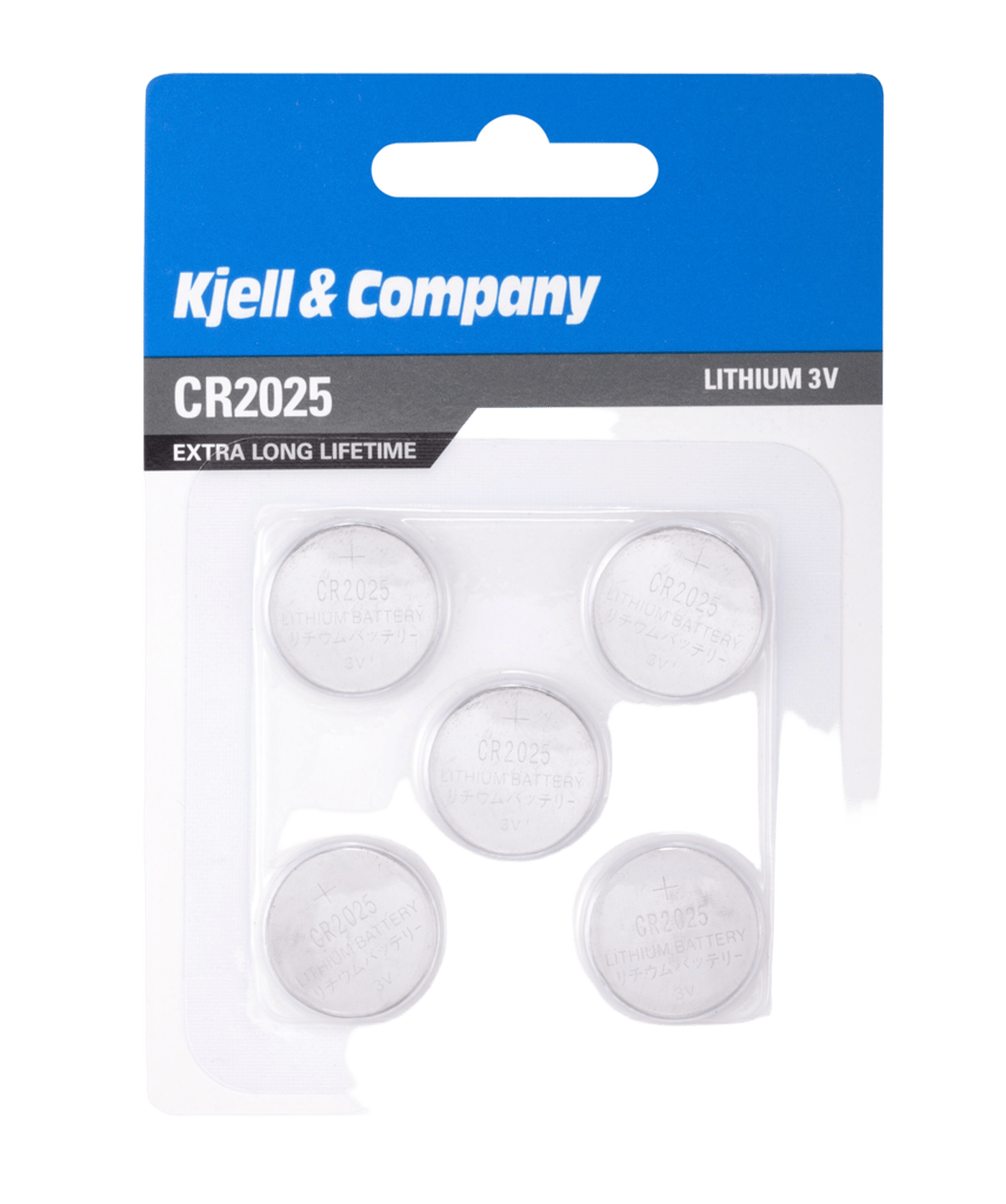 Kjell & Company Litiumbatteri CR2025 5-pack
