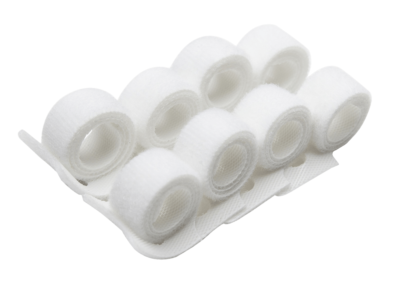 Luxorparts Kabelsamler 8-pk. Hvit