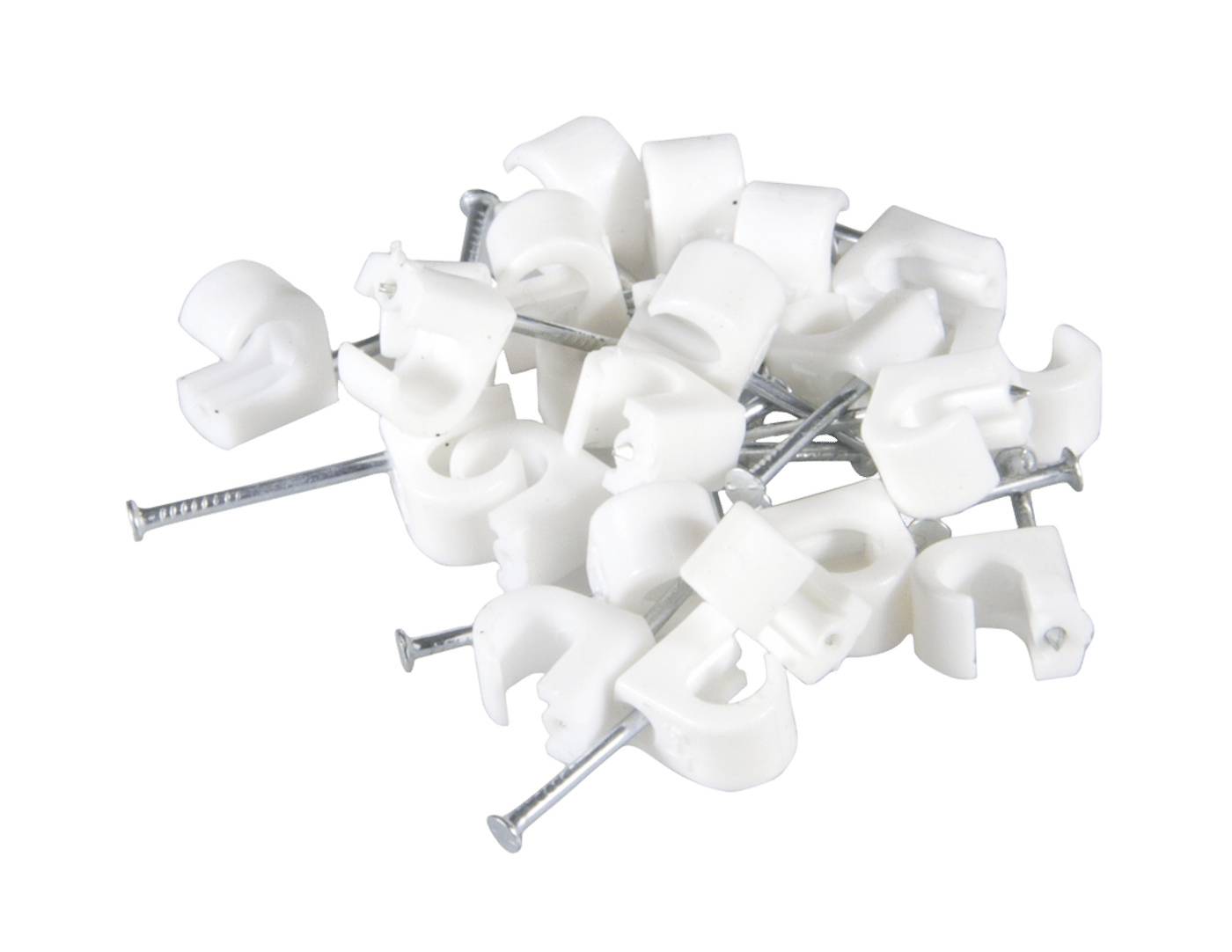 Kabelklammer för rund kabel 5-7 mm 20-pack