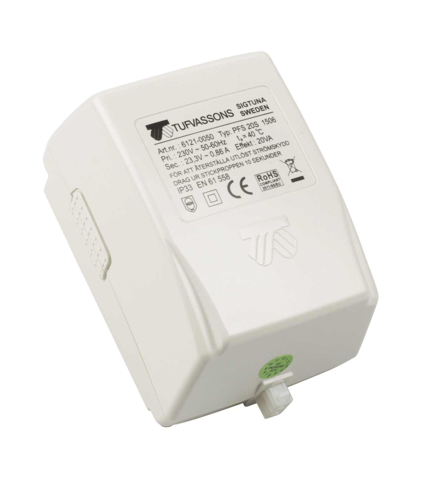 Tufvassons Nätadapter (AC) 12 V 20 VA