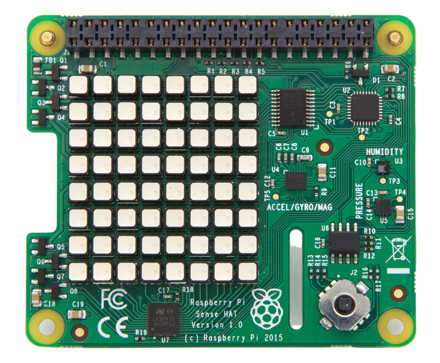 Raspberry Pi Sense HAT Sensorkort