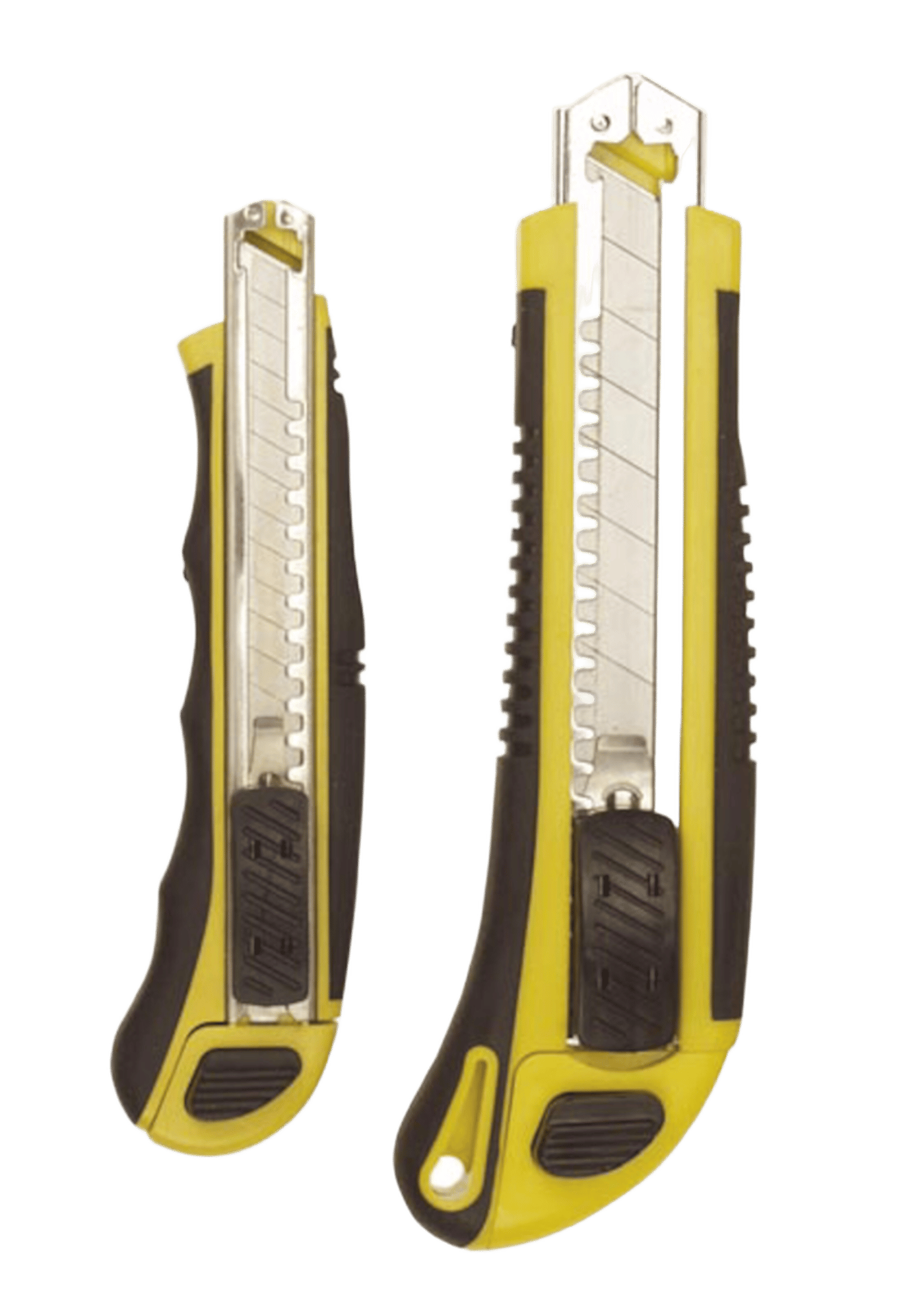 Brytebladkniv med ekstra rom, 2-pk.