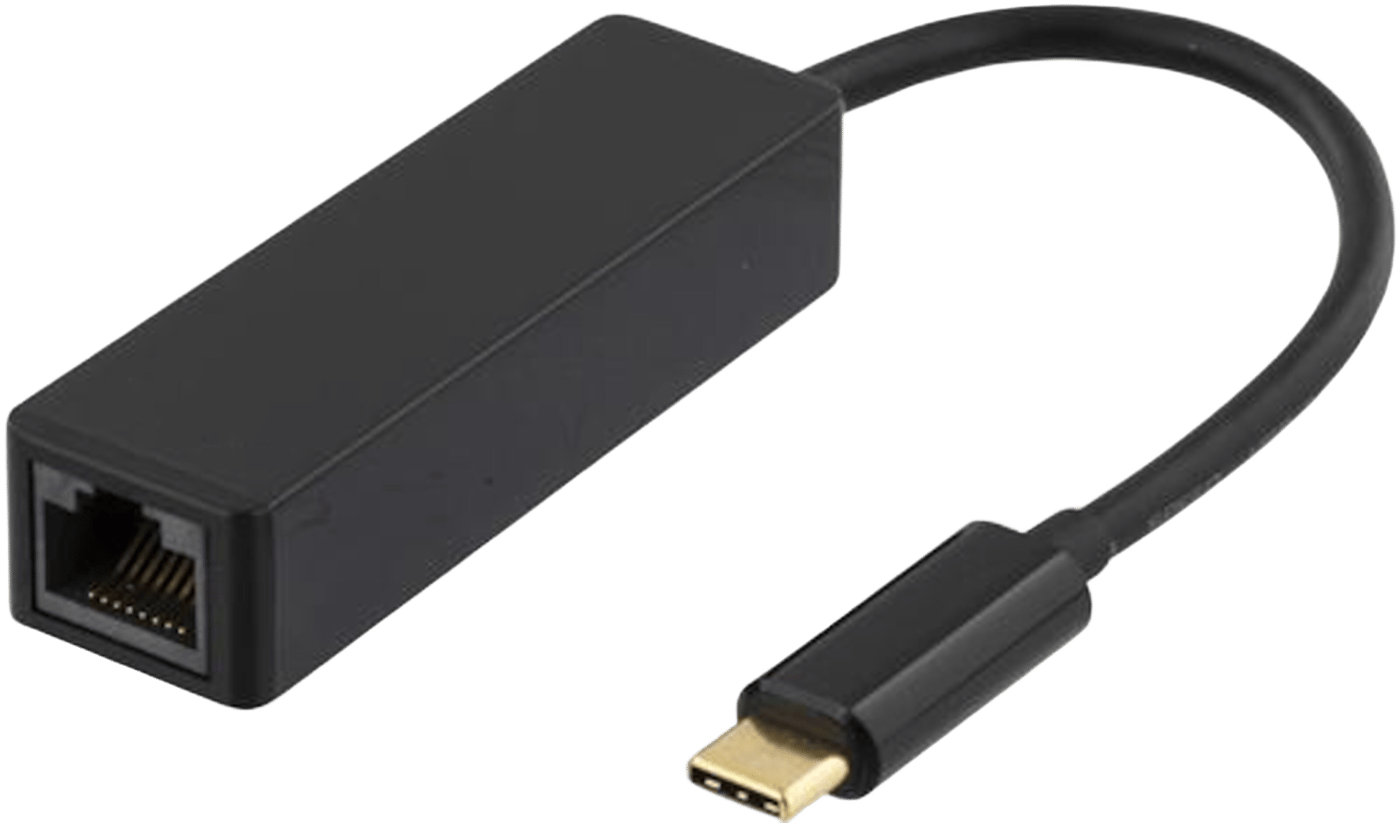 Luxorparts Gigabit-nätverkskort USB-C Svart