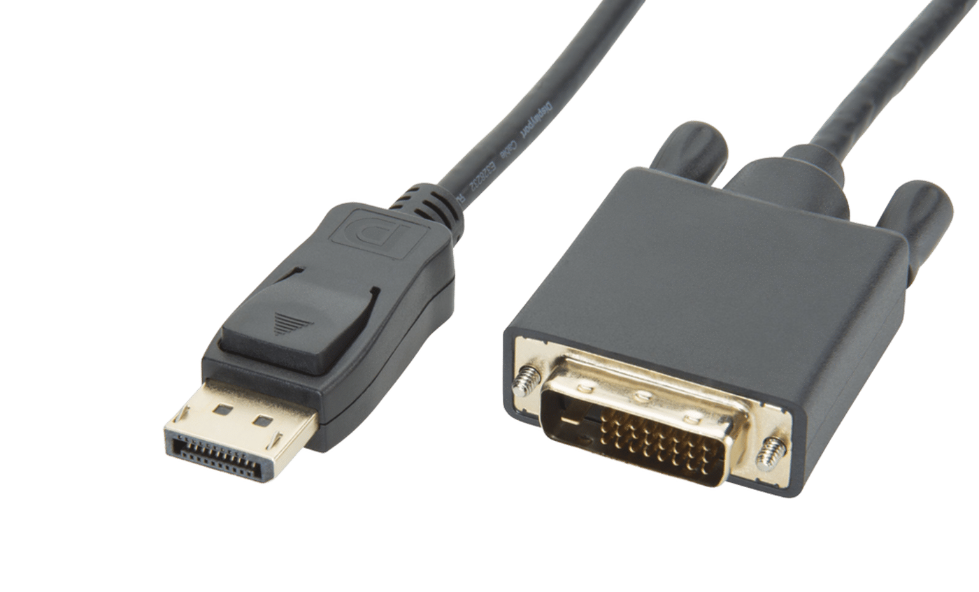 Luxorparts Displayport till DVI-kabel 1 m