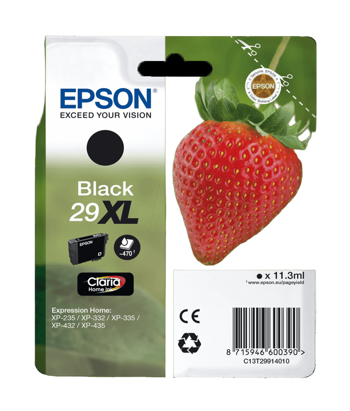 Epson T2991 XL Bläckpatron Svart