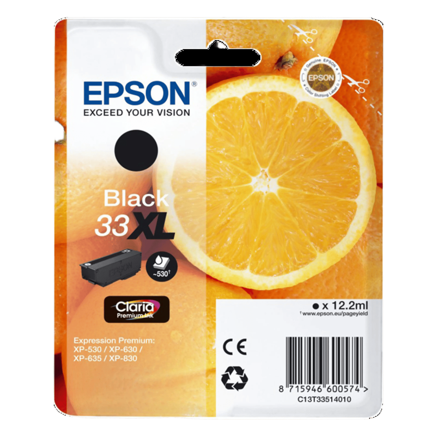 Epson T3351 Bläckpatron Svart XL