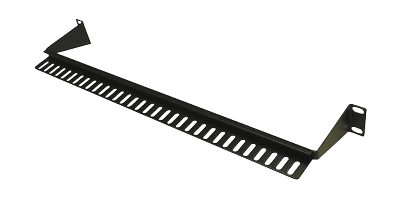 19"-kabelstöd Svart 1U