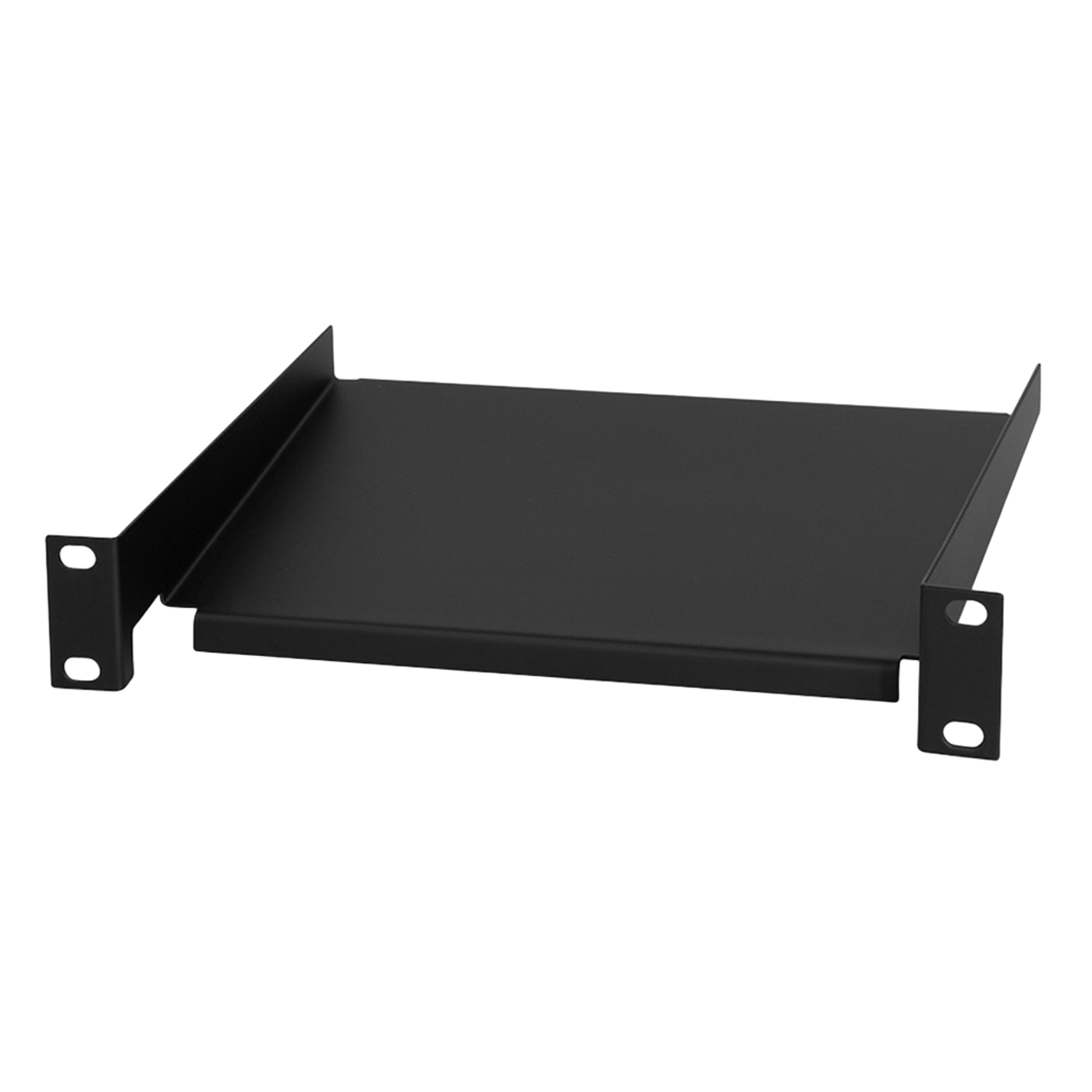 10"-hylla Svart 1U