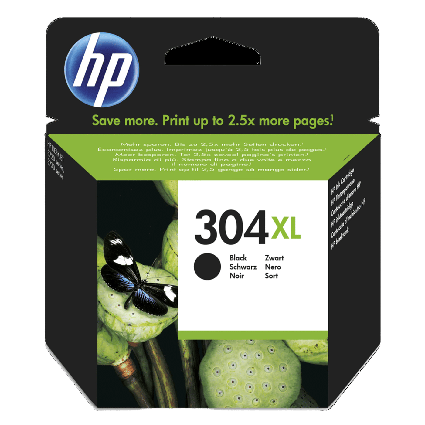 HP 304 XL Blekkpatron, svart