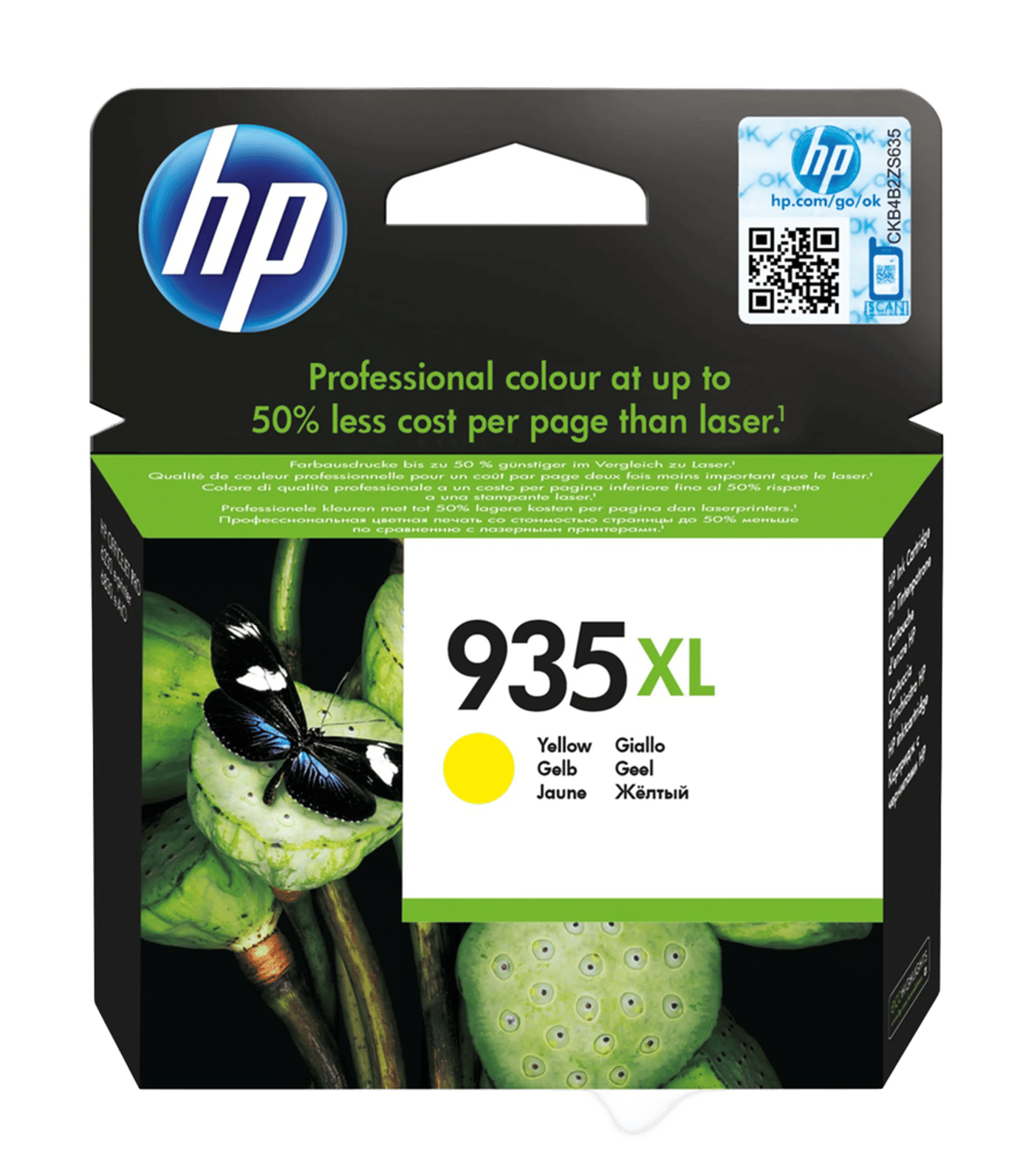 HP 935XL Blekkpatron, gul